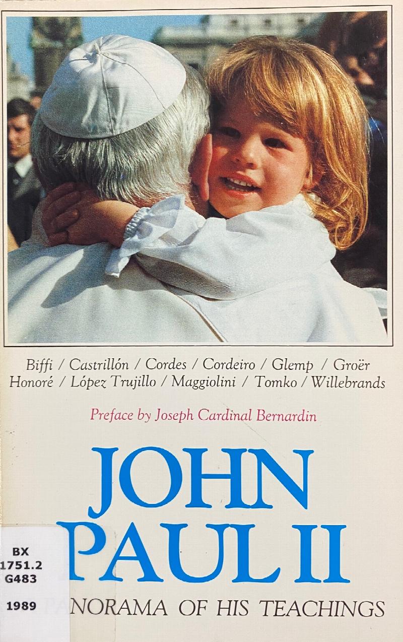 Image for John Paul II: A Panorama of His Teachings