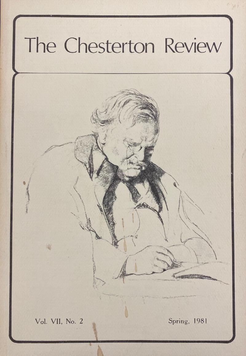 Image for The Chesterton Review (Vol. XII, No. 2 - Spring 1981)