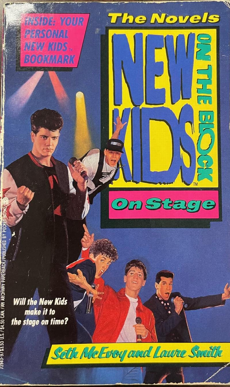 New Kids on the Block Vintage OOP Poster Book Sealed NEW 