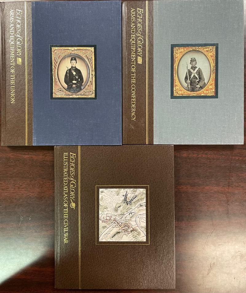 Image for Echoes of Glory - 3 Volume Set (Arms and Equipment of the Union / Arms and Equipment of the Confederacy / Illustrated Atlas of the Civil War)