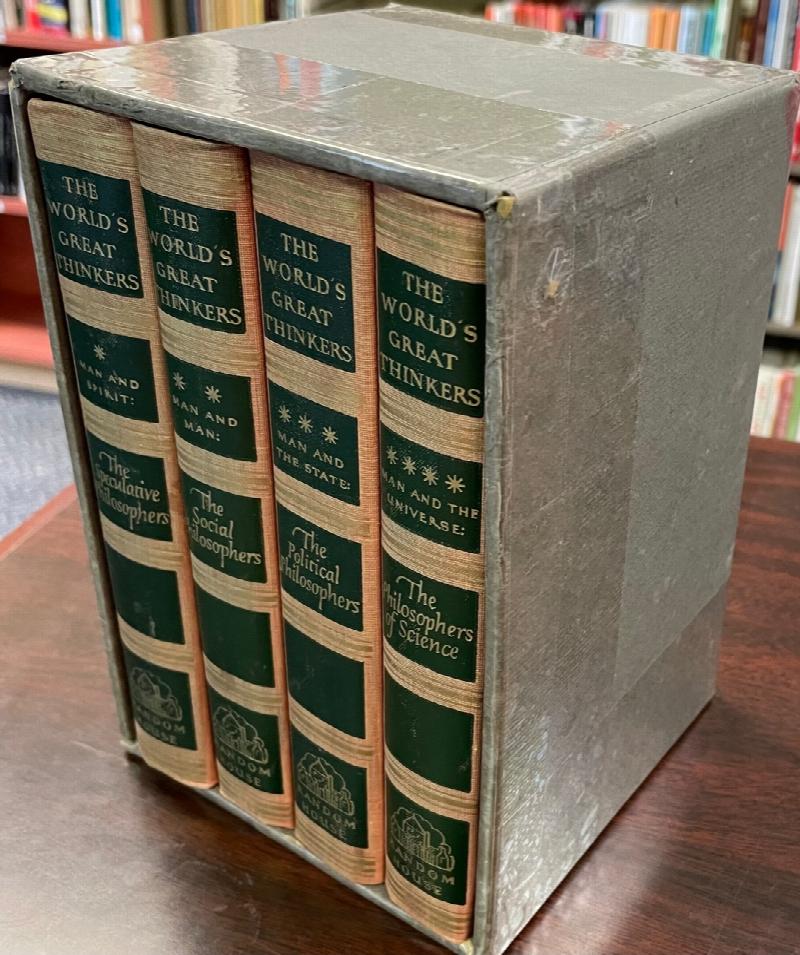 Image for The World's Great Thinkers - 4 Volume Set in Slipcase (Man and Spirit: The Speculative Philosophers / Man and Man: The Social Philosophers / Man and the State: The Political Philosophers / Man and the Universe: The Philosophers of Science)