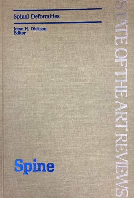 Image for Spinal Deformities (Spine: State of the Art Reviews - Volume 1, Number 2, January 1987)