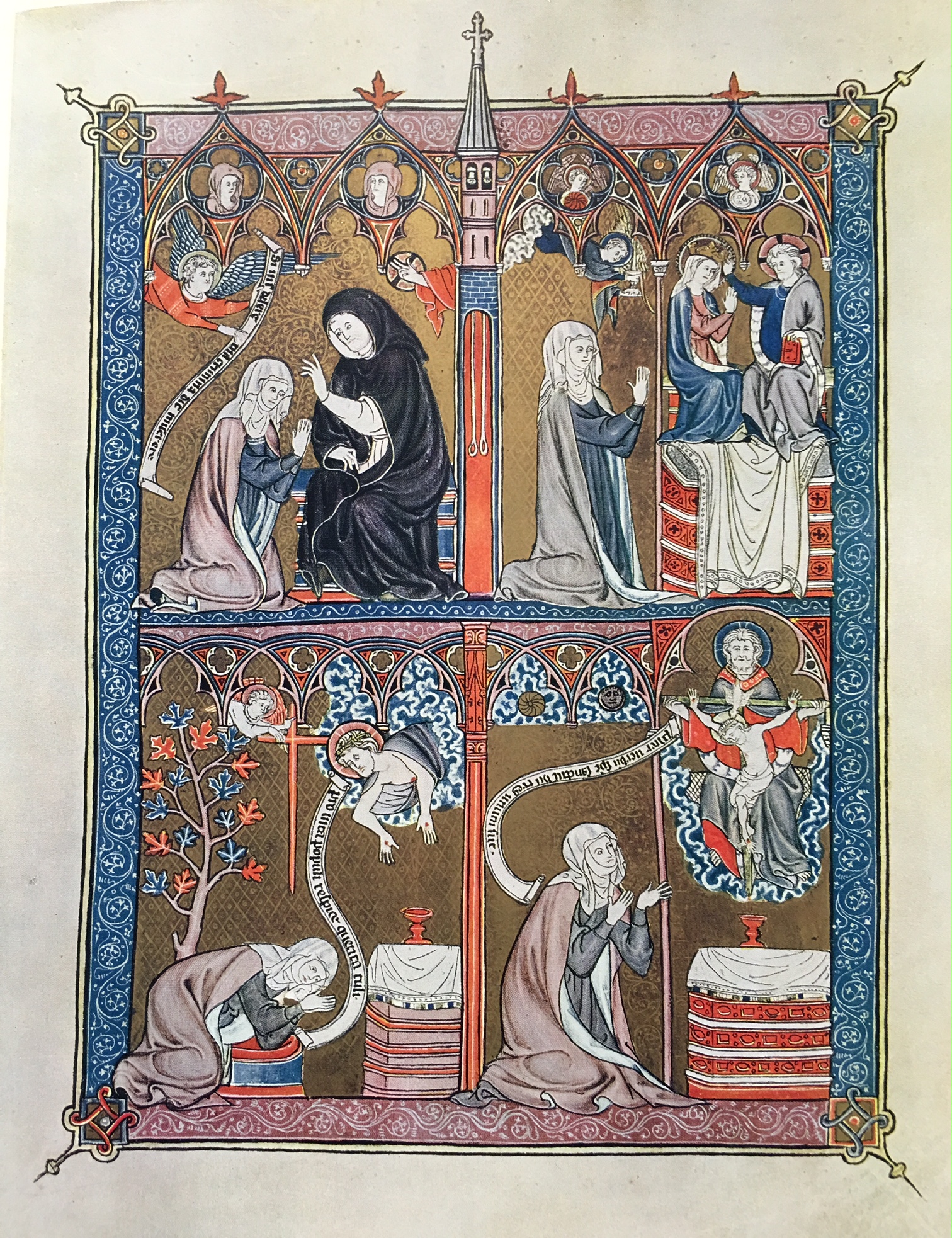 Image for The States of Good Souls (Penitence, Devotion, Contemplation): From the Sainte Abbaye : French Illumination, about A.D. 1300. : British Museum Add. Ms. 39843, Fol. 29
