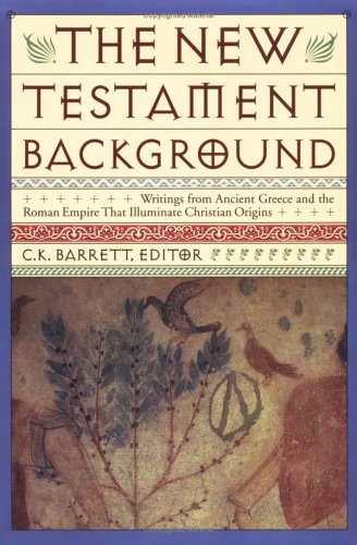 Image for New Testament Background: Selected Documents: Revised and Expanded Edition