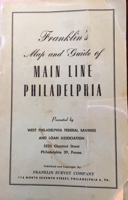 Image for Franklin's Map and Guide of Main Line Philadelphia, PA