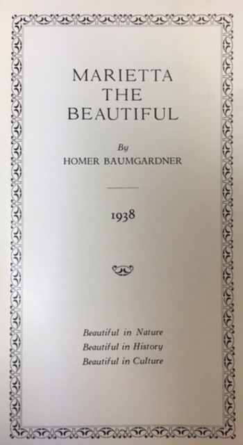 Image for Marietta The Beautiful - Beautiful in Nature, Beautiful in History, Beautiful in Culture