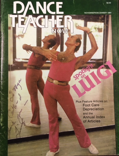 Image for Dance Teacher Now [Magazine] Novemeber / December 1980 (Volume 2, Number 6) - Luigi Cover