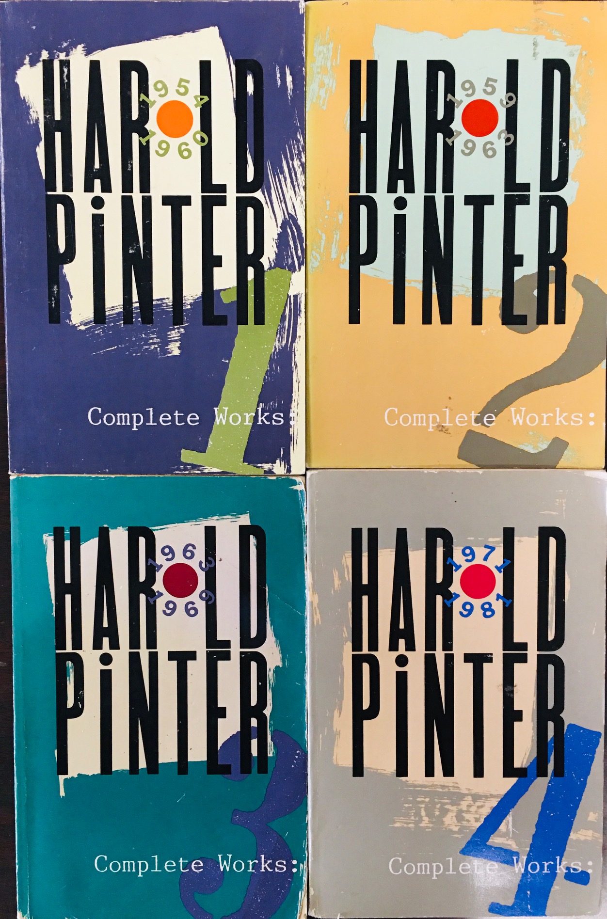 Image for Harold Pinter: Complete Works - Four Volume Set