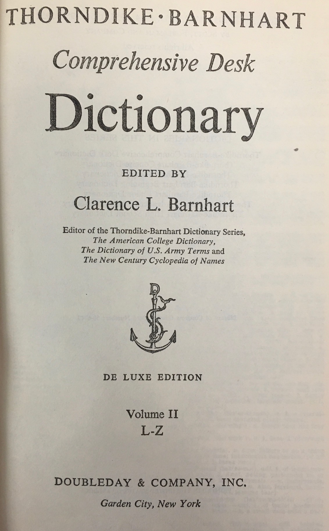 ThorndikeBarnhart Comprehensive Desk Dictionary
