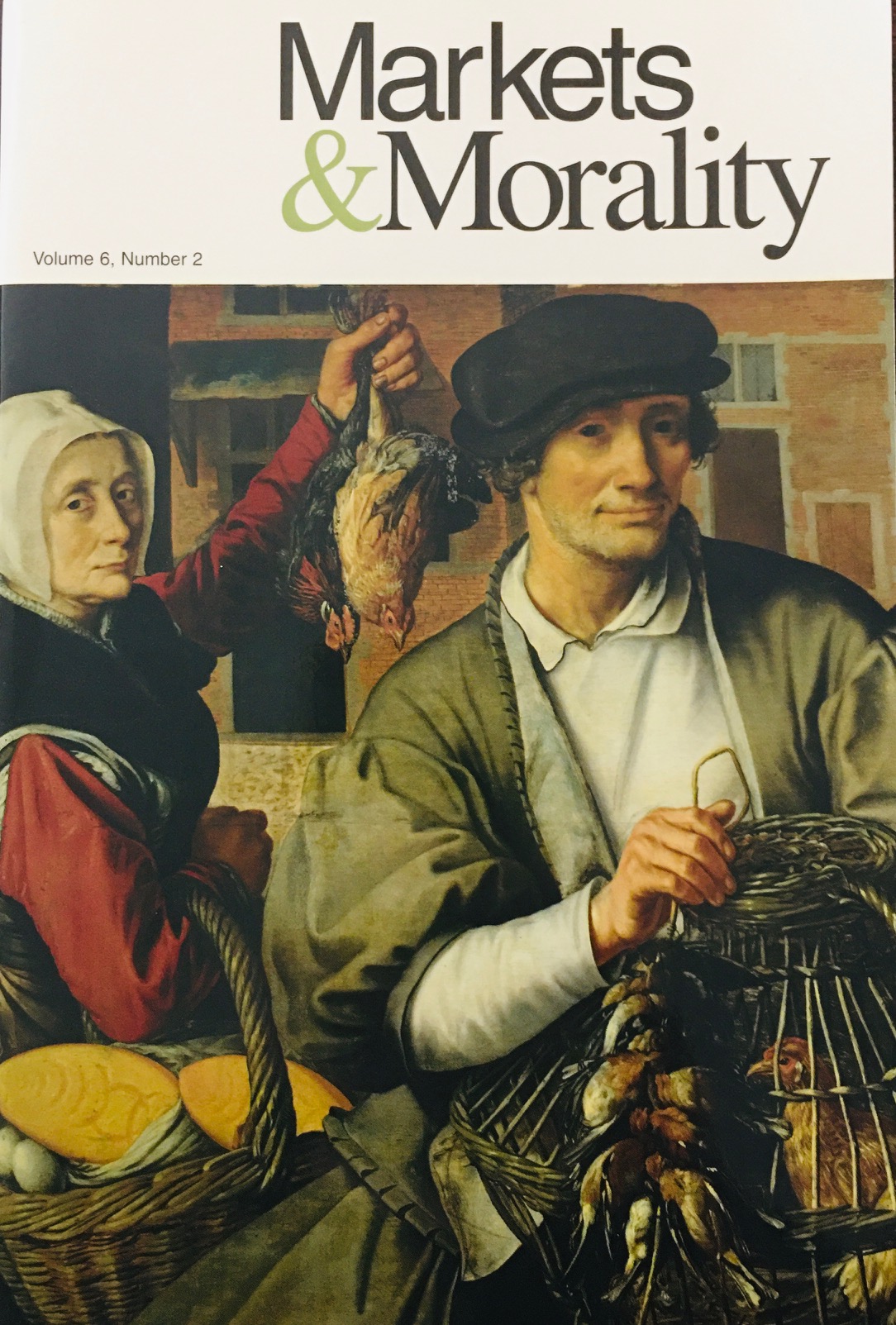 Image for MARKETS & MORALITY VOL 6 NO 2 (Fall)