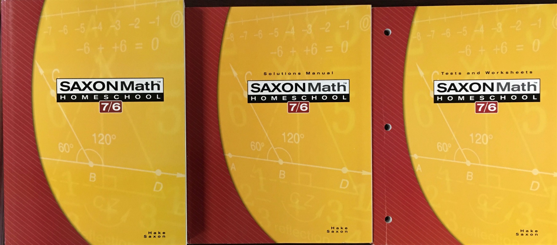Image for Saxon Math Homeschool: 7/6 (Saxon Math 7/6 Homeschool)